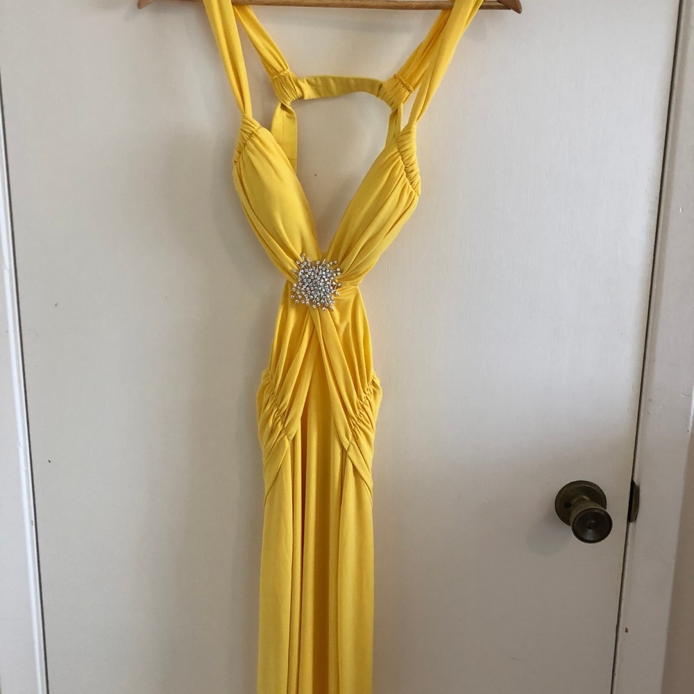 Bright Yellow Formal Dress